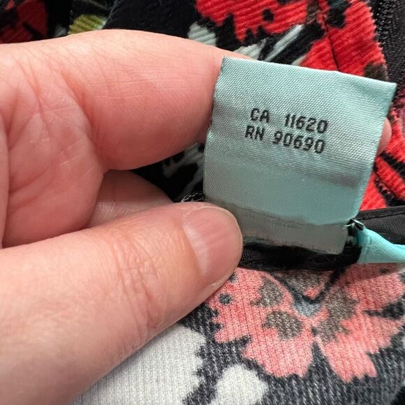 Kenzie‎ Girl Corduroy Mixed Print Midi Skirt Floral Studded - Picture 9 of 9